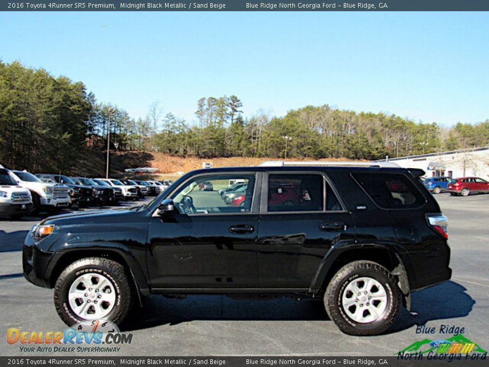 2016 Toyota 4Runner SR5 Premium Midnight Black Metallic / Sand Beige Photo #2