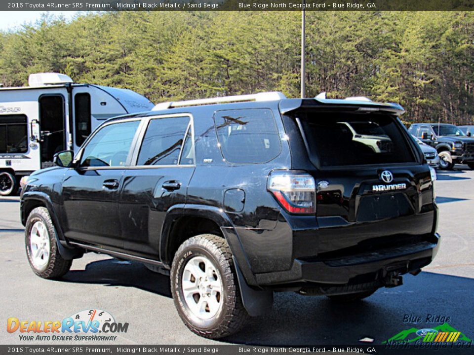 2016 Toyota 4Runner SR5 Premium Midnight Black Metallic / Sand Beige Photo #3