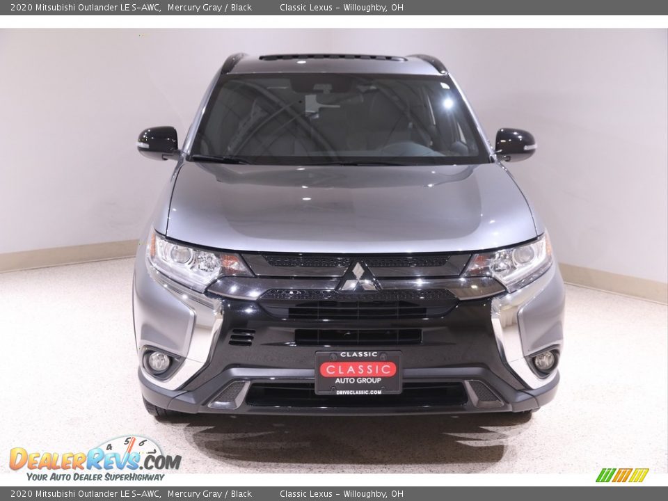 2020 Mitsubishi Outlander LE S-AWC Mercury Gray / Black Photo #2