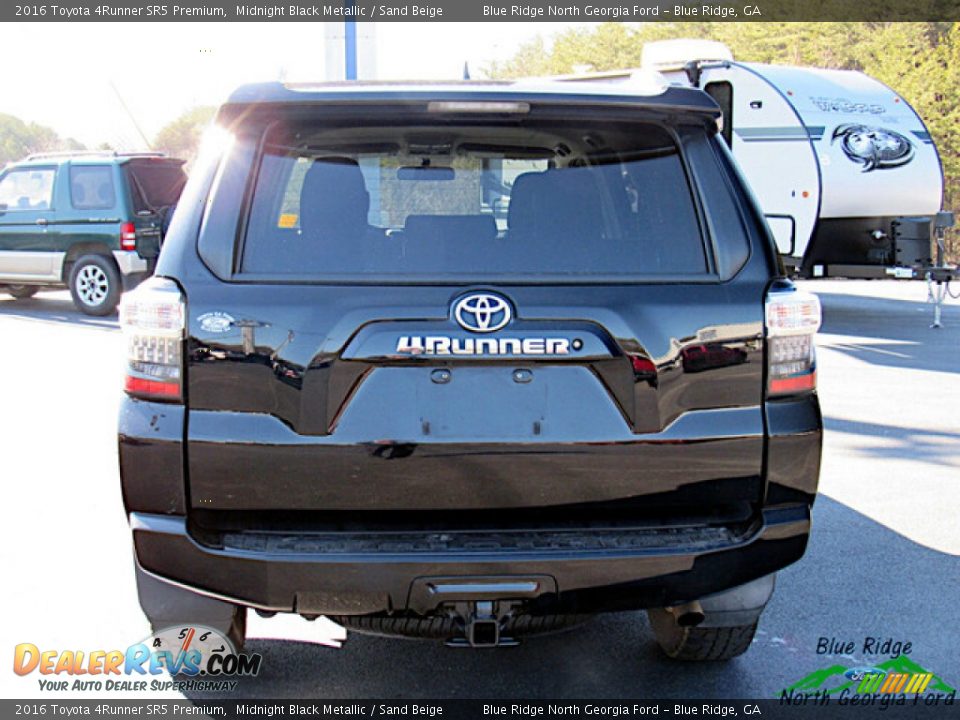 2016 Toyota 4Runner SR5 Premium Midnight Black Metallic / Sand Beige Photo #4