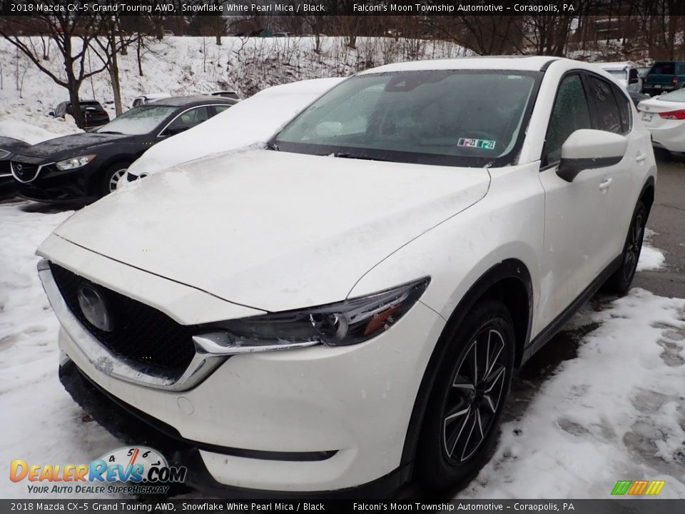 2018 Mazda CX-5 Grand Touring AWD Snowflake White Pearl Mica / Black Photo #1