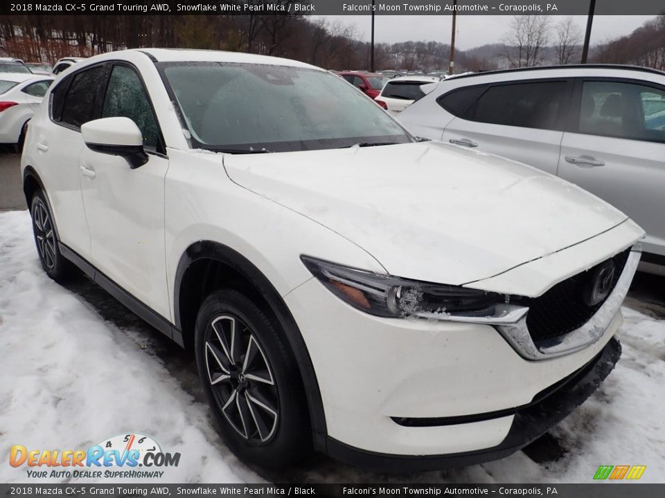 2018 Mazda CX-5 Grand Touring AWD Snowflake White Pearl Mica / Black Photo #4