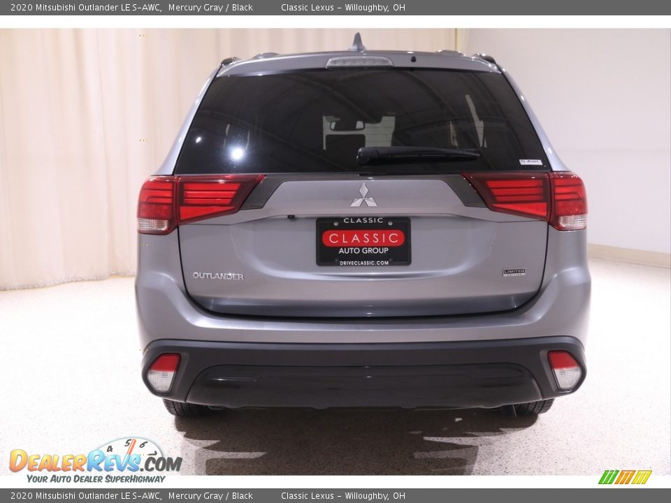 2020 Mitsubishi Outlander LE S-AWC Mercury Gray / Black Photo #22