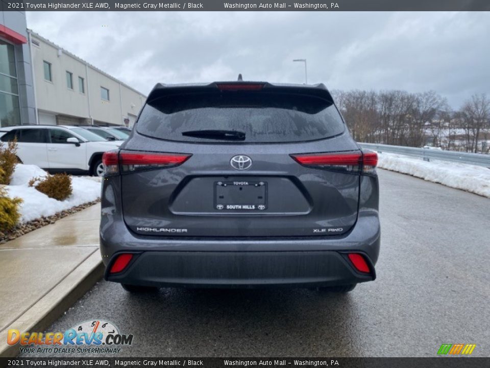 2021 Toyota Highlander XLE AWD Magnetic Gray Metallic / Black Photo #15