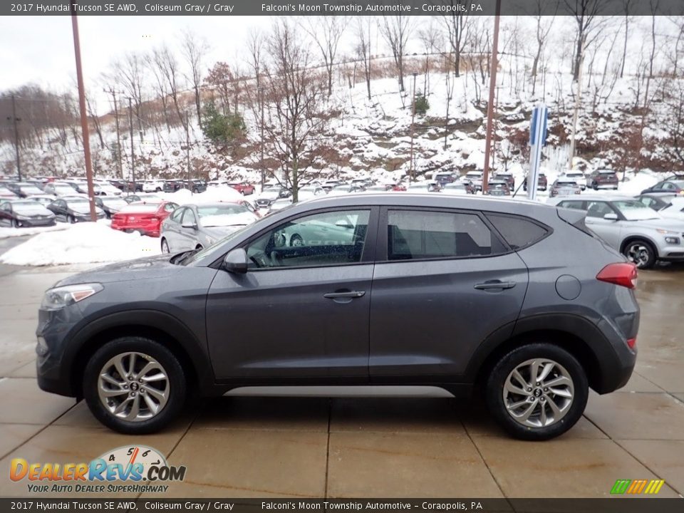 2017 Hyundai Tucson SE AWD Coliseum Gray / Gray Photo #6