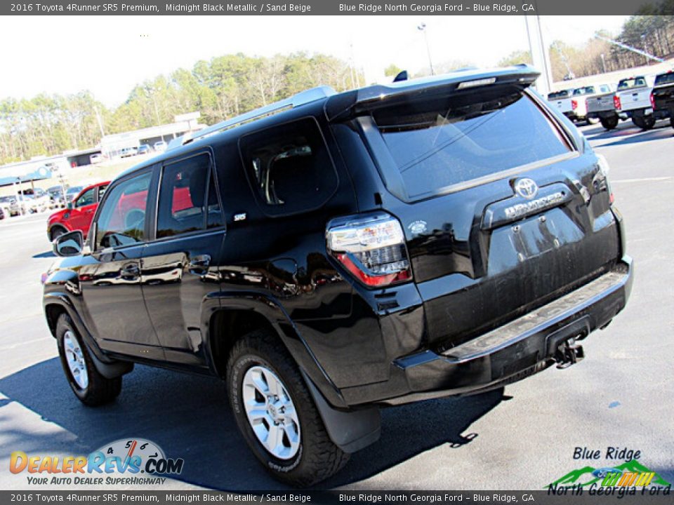 2016 Toyota 4Runner SR5 Premium Midnight Black Metallic / Sand Beige Photo #26