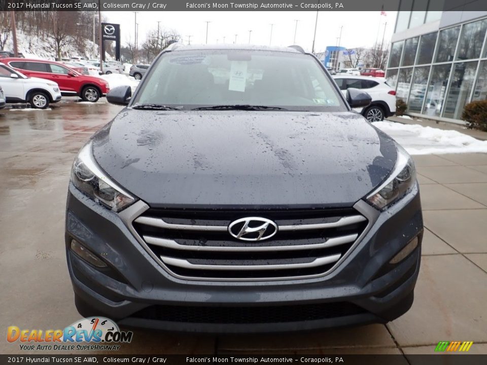 2017 Hyundai Tucson SE AWD Coliseum Gray / Gray Photo #8