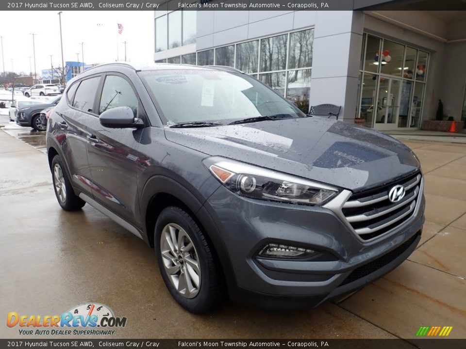 2017 Hyundai Tucson SE AWD Coliseum Gray / Gray Photo #9