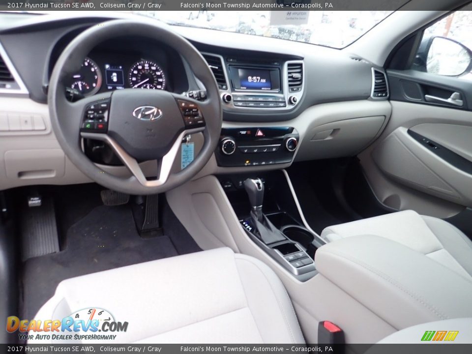 2017 Hyundai Tucson SE AWD Coliseum Gray / Gray Photo #17