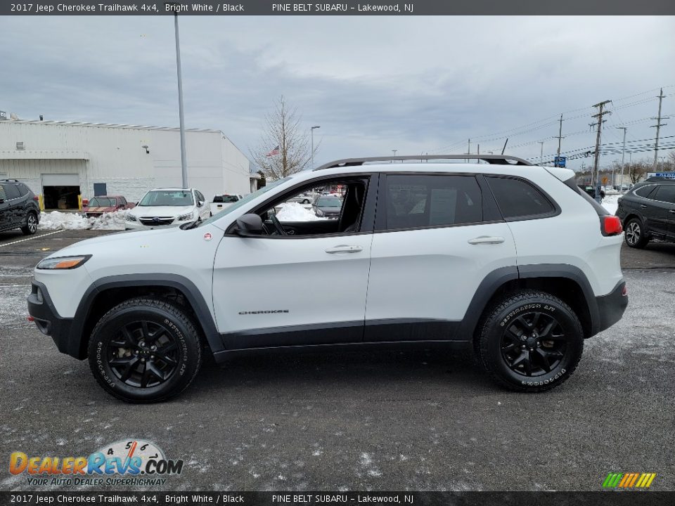 2017 Jeep Cherokee Trailhawk 4x4 Bright White / Black Photo #20