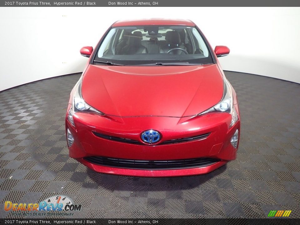 2017 Toyota Prius Three Hypersonic Red / Black Photo #6