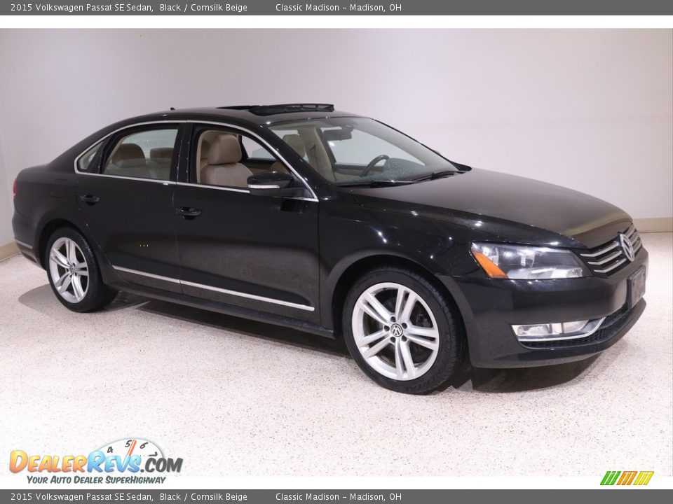 Black 2015 Volkswagen Passat SE Sedan Photo #1