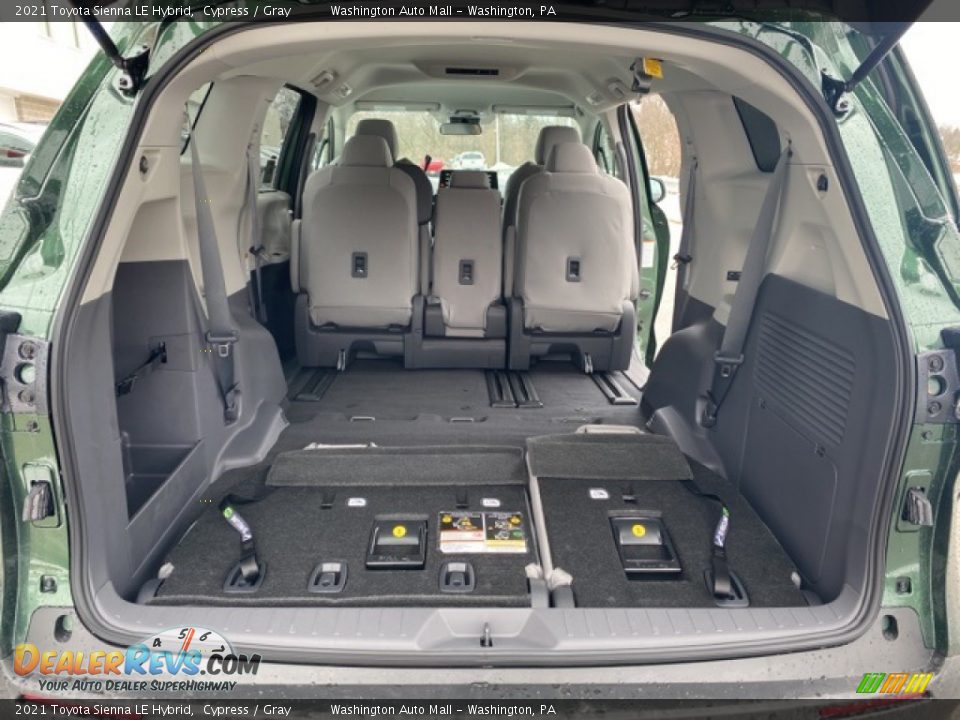 2021 Toyota Sienna LE Hybrid Trunk Photo #34