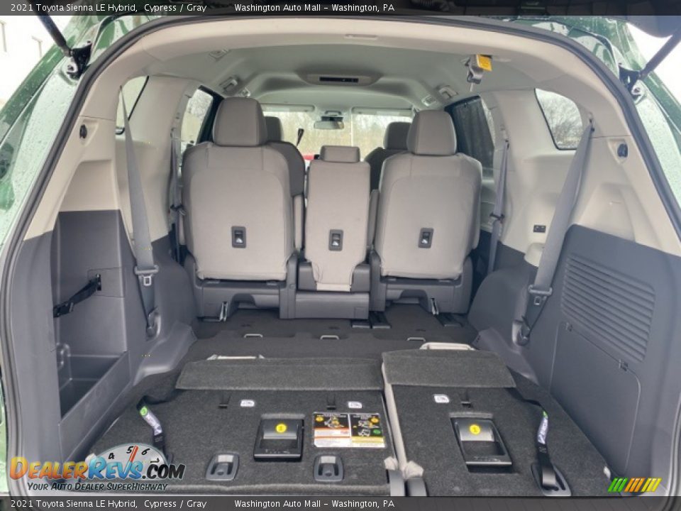 2021 Toyota Sienna LE Hybrid Trunk Photo #35