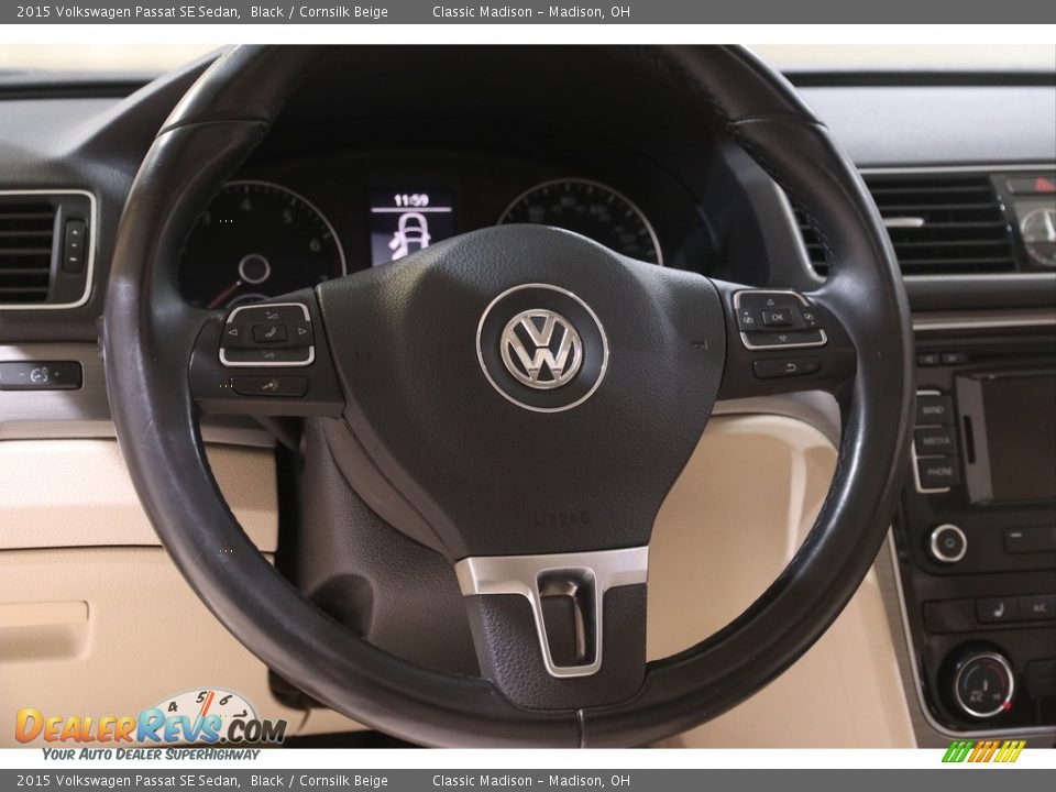 2015 Volkswagen Passat SE Sedan Steering Wheel Photo #7