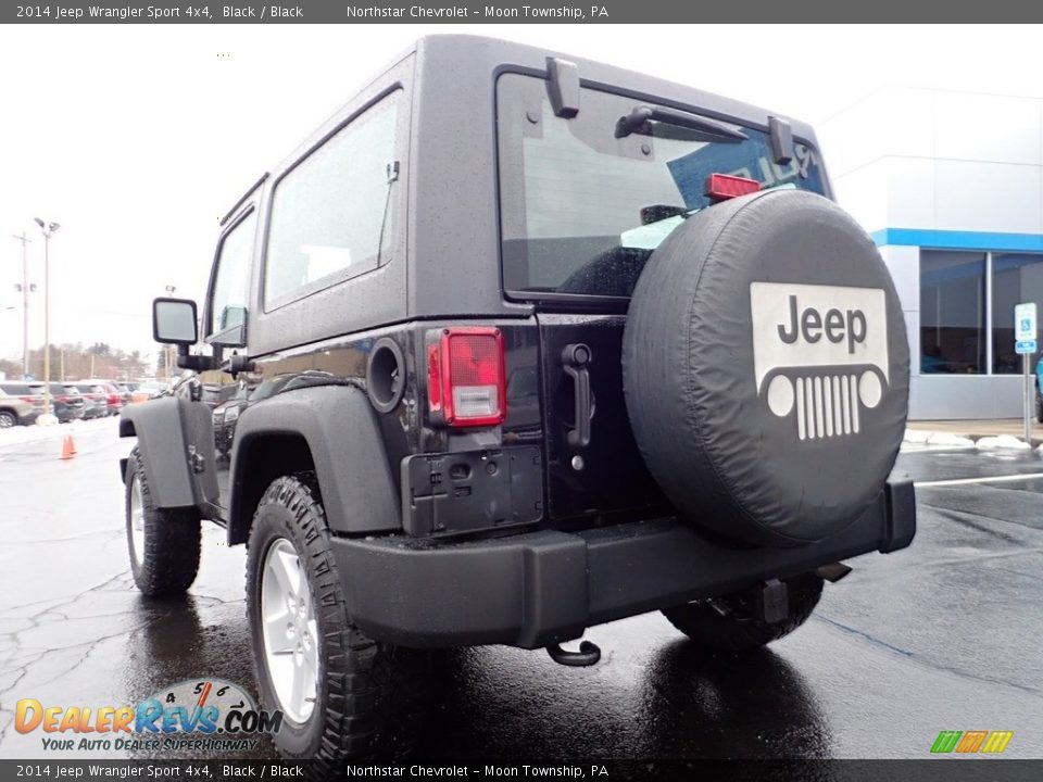 2014 Jeep Wrangler Sport 4x4 Black / Black Photo #7