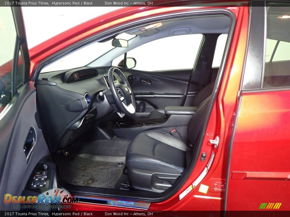 2017 Toyota Prius Three Hypersonic Red / Black Photo #23