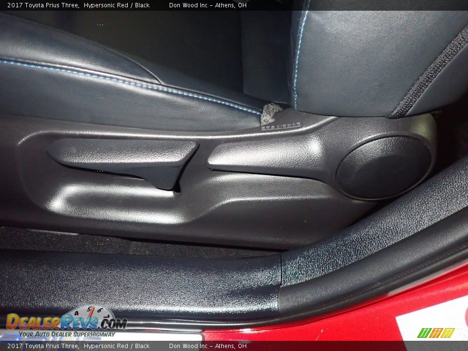 2017 Toyota Prius Three Hypersonic Red / Black Photo #24