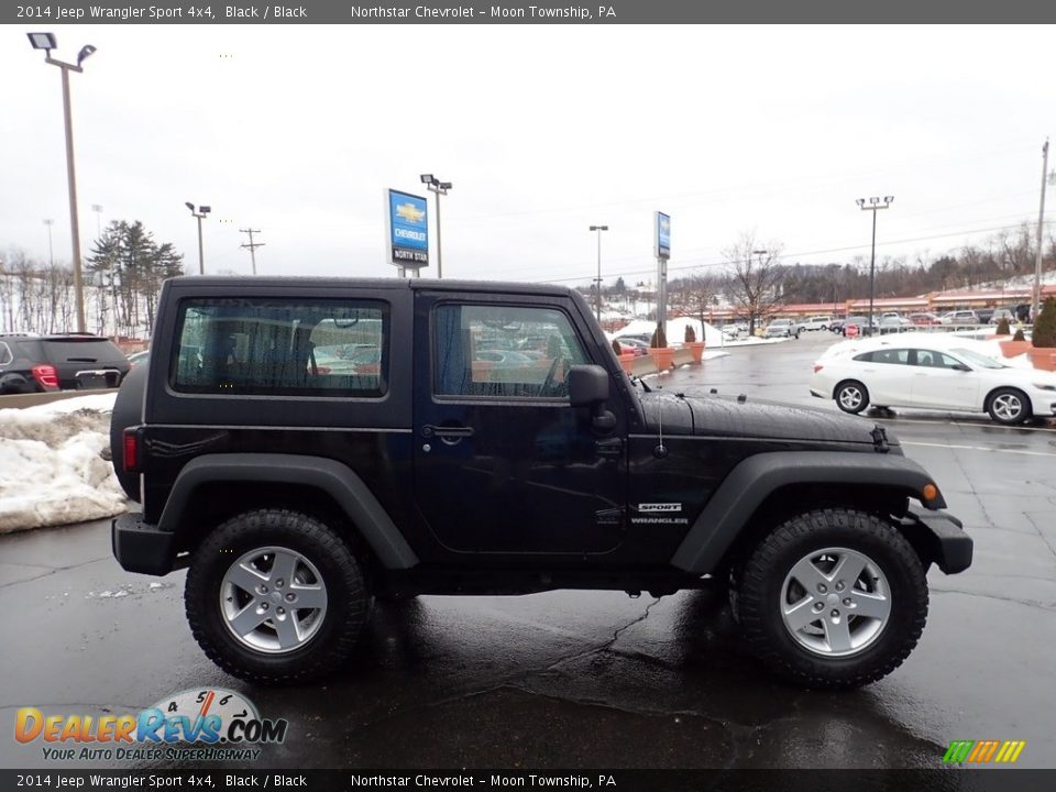 2014 Jeep Wrangler Sport 4x4 Black / Black Photo #11