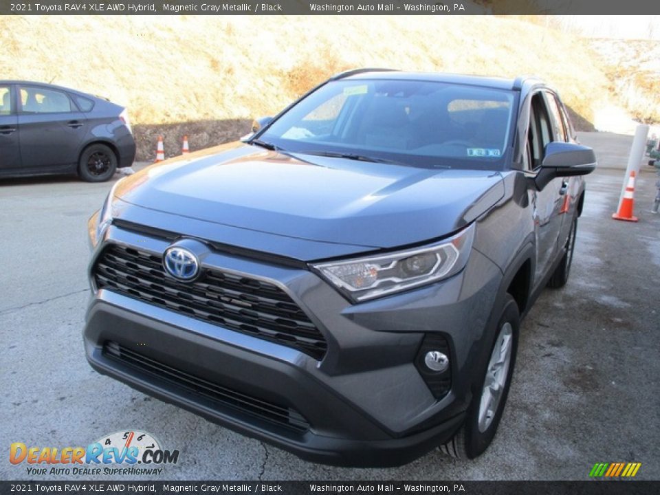 2021 Toyota RAV4 XLE AWD Hybrid Magnetic Gray Metallic / Black Photo #7