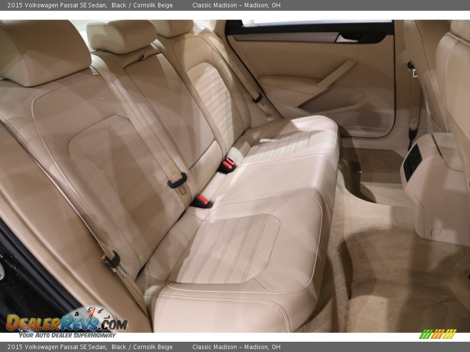 Rear Seat of 2015 Volkswagen Passat SE Sedan Photo #14