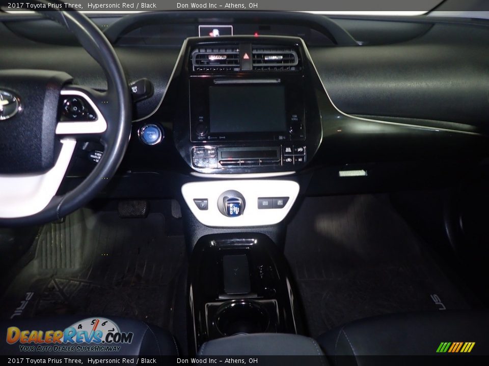 2017 Toyota Prius Three Hypersonic Red / Black Photo #26