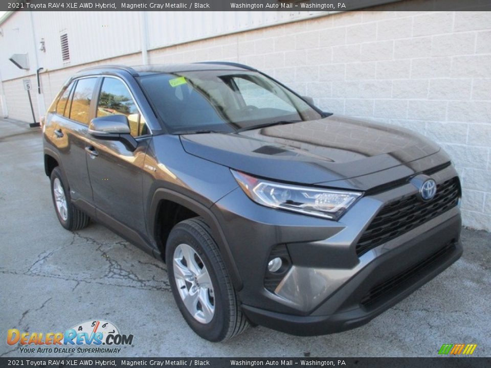 2021 Toyota RAV4 XLE AWD Hybrid Magnetic Gray Metallic / Black Photo #9