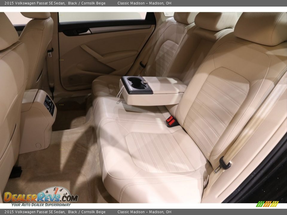 Rear Seat of 2015 Volkswagen Passat SE Sedan Photo #16