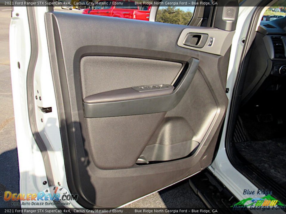 2021 Ford Ranger STX SuperCab 4x4 Cactus Gray Metallic / Ebony Photo #10