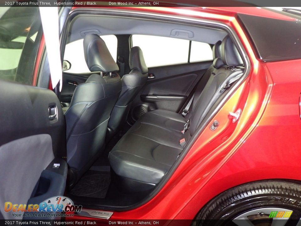 2017 Toyota Prius Three Hypersonic Red / Black Photo #36