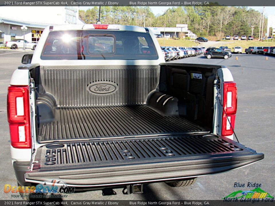 2021 Ford Ranger STX SuperCab 4x4 Cactus Gray Metallic / Ebony Photo #14