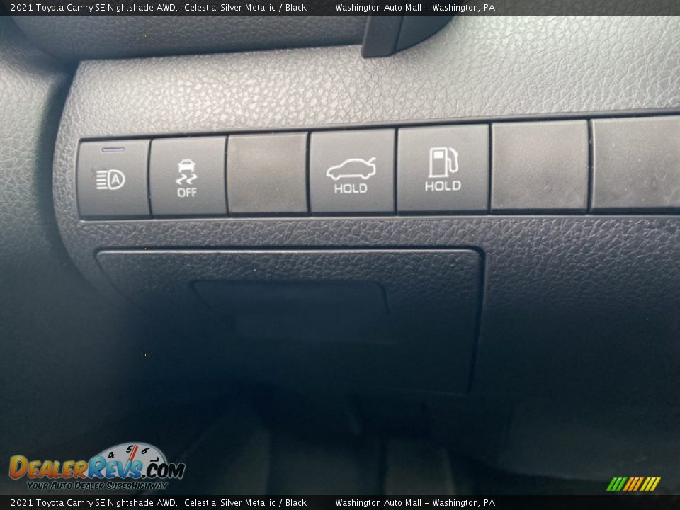 2021 Toyota Camry SE Nightshade AWD Celestial Silver Metallic / Black Photo #19
