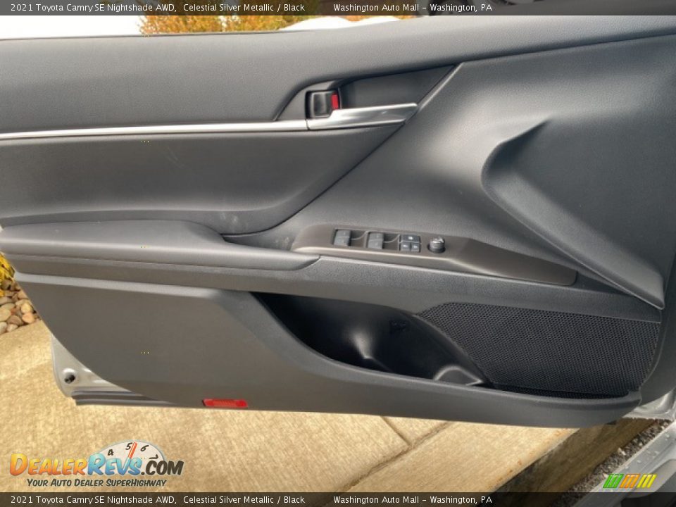 2021 Toyota Camry SE Nightshade AWD Celestial Silver Metallic / Black Photo #21