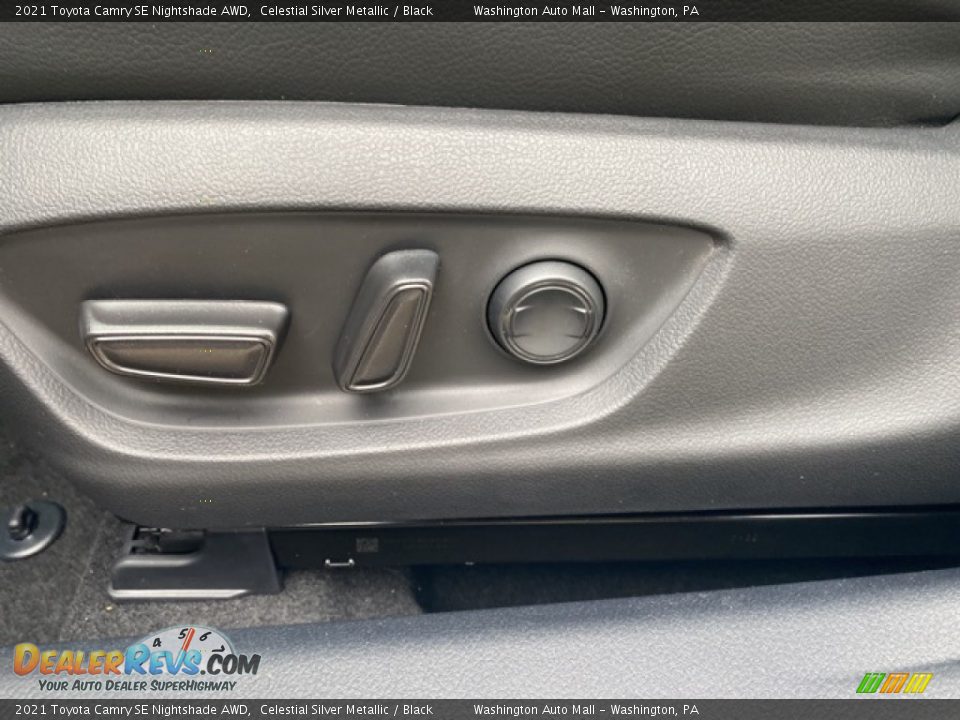 2021 Toyota Camry SE Nightshade AWD Celestial Silver Metallic / Black Photo #22