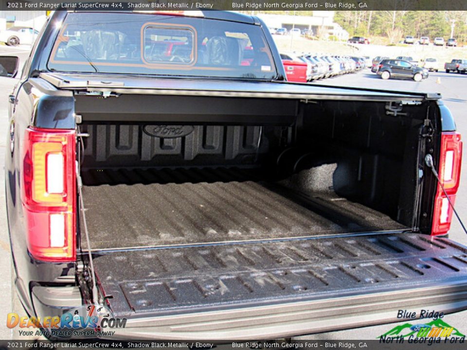 2021 Ford Ranger Lariat SuperCrew 4x4 Shadow Black Metallic / Ebony Photo #14