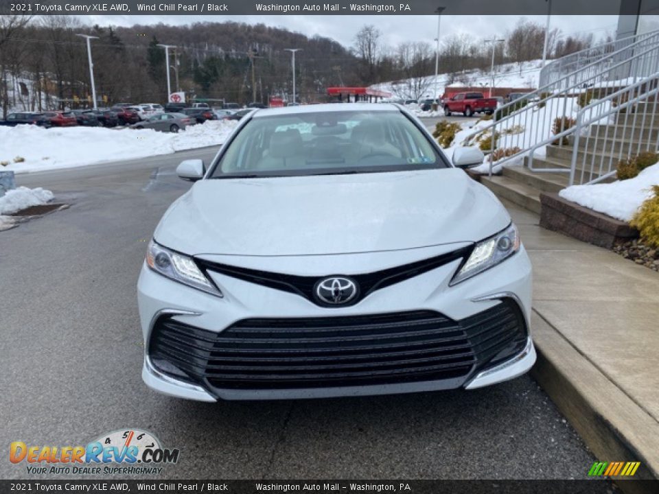2021 Toyota Camry XLE AWD Wind Chill Pearl / Black Photo #11