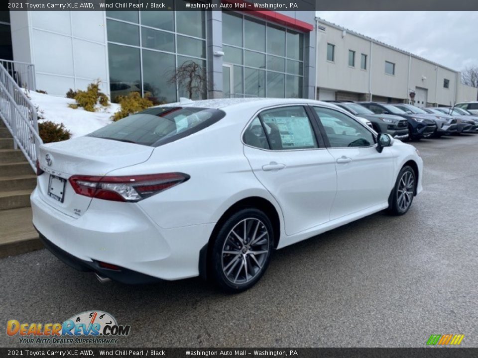 2021 Toyota Camry XLE AWD Wind Chill Pearl / Black Photo #13