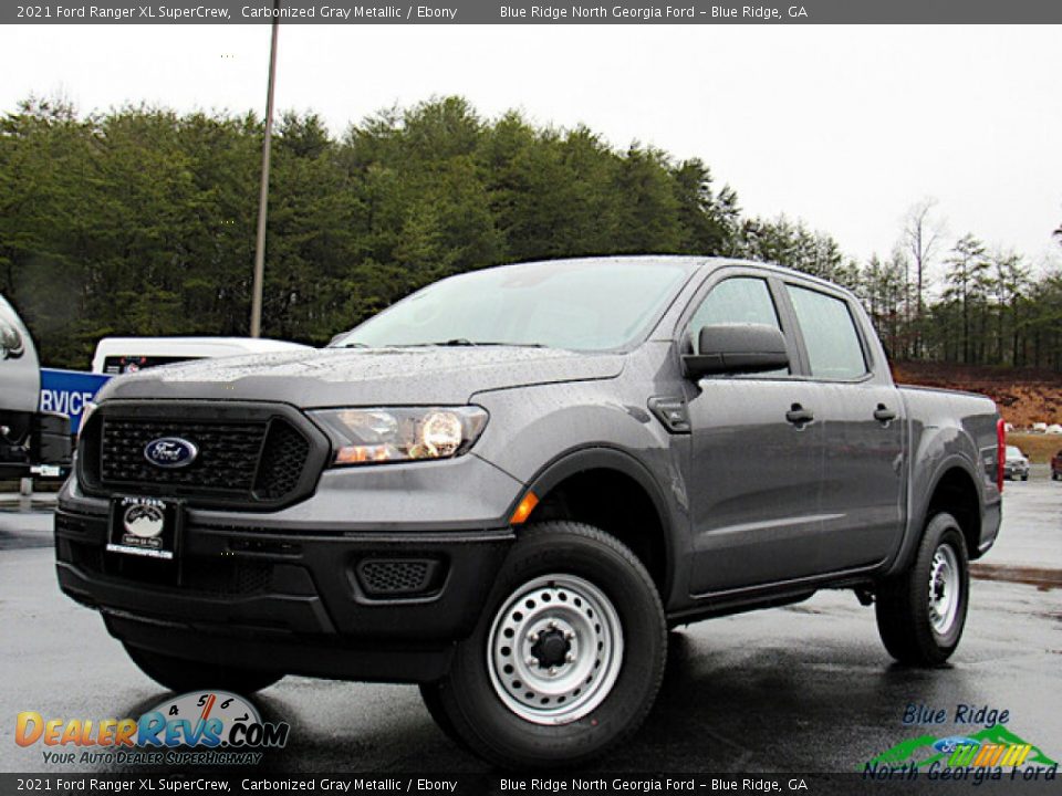 2021 Ford Ranger XL SuperCrew Carbonized Gray Metallic / Ebony Photo #1