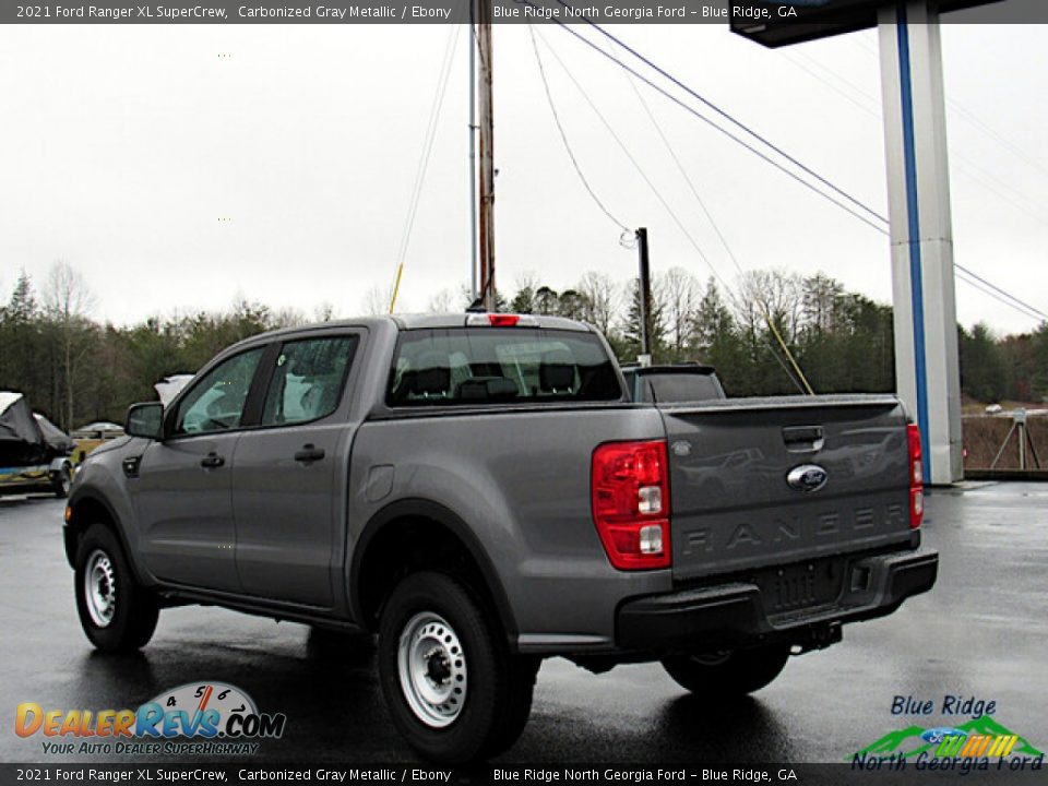 2021 Ford Ranger XL SuperCrew Carbonized Gray Metallic / Ebony Photo #3