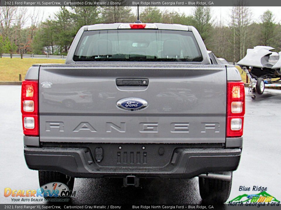 2021 Ford Ranger XL SuperCrew Carbonized Gray Metallic / Ebony Photo #4