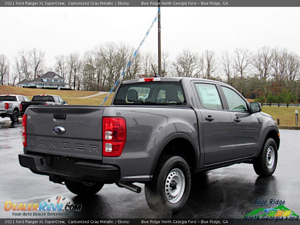 2021 Ford Ranger XL SuperCrew Carbonized Gray Metallic / Ebony Photo #5