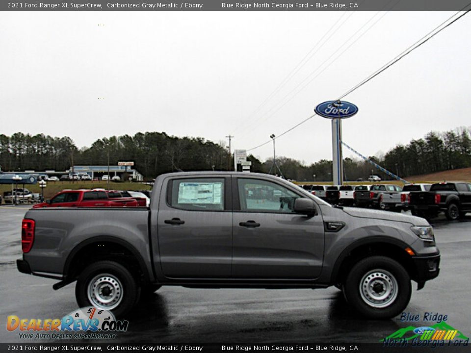 2021 Ford Ranger XL SuperCrew Carbonized Gray Metallic / Ebony Photo #6