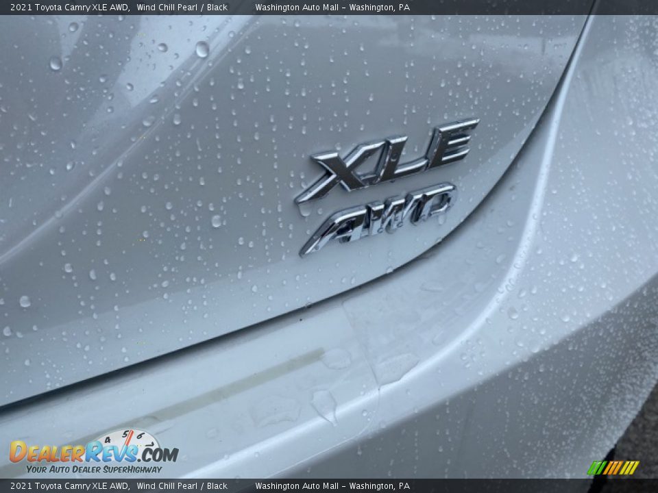 2021 Toyota Camry XLE AWD Wind Chill Pearl / Black Photo #23