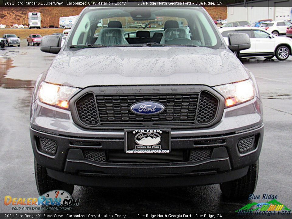 2021 Ford Ranger XL SuperCrew Carbonized Gray Metallic / Ebony Photo #8