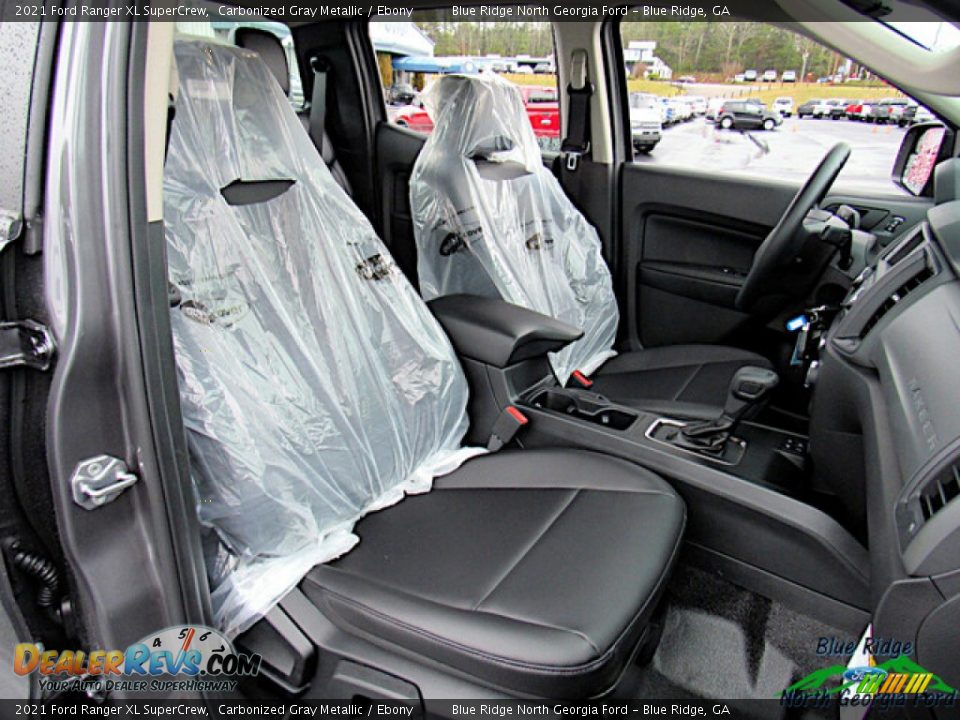 2021 Ford Ranger XL SuperCrew Carbonized Gray Metallic / Ebony Photo #12