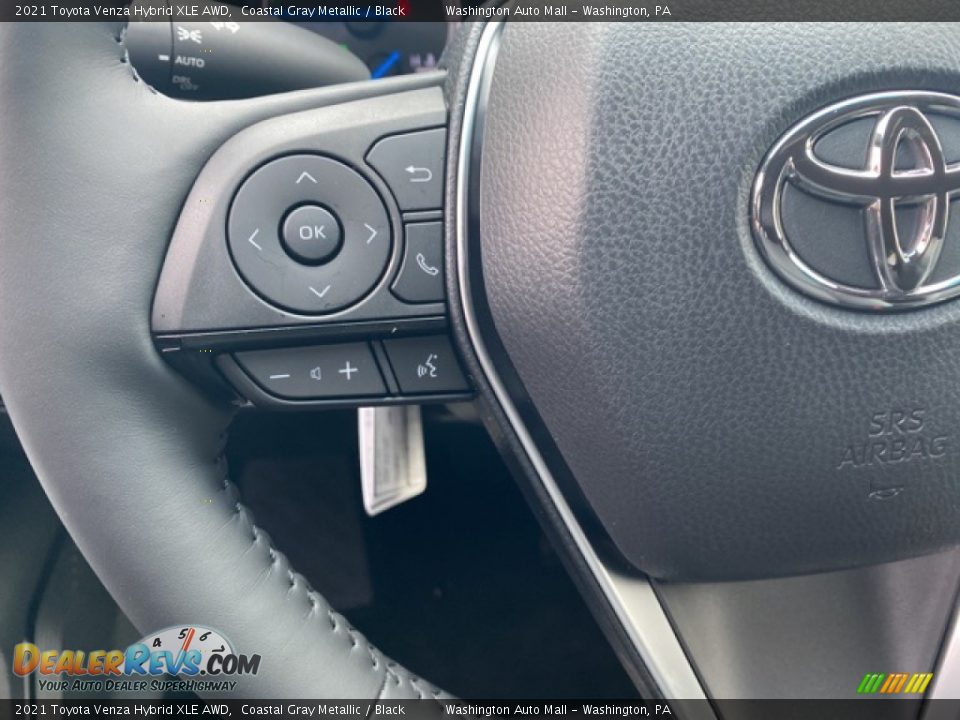 2021 Toyota Venza Hybrid XLE AWD Coastal Gray Metallic / Black Photo #6