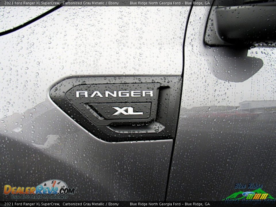2021 Ford Ranger XL SuperCrew Carbonized Gray Metallic / Ebony Photo #24