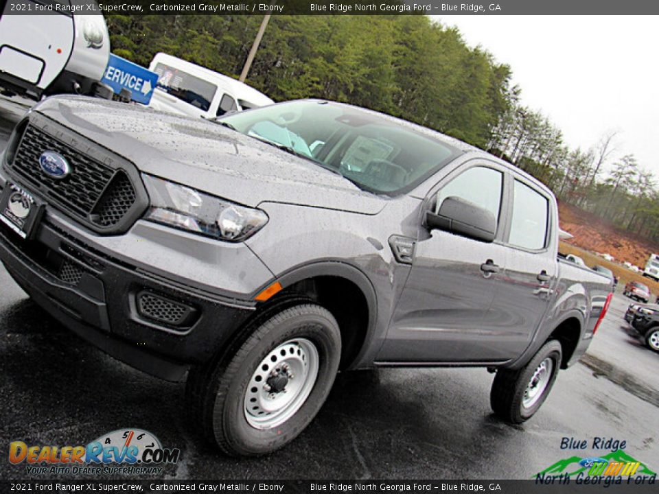 2021 Ford Ranger XL SuperCrew Carbonized Gray Metallic / Ebony Photo #25