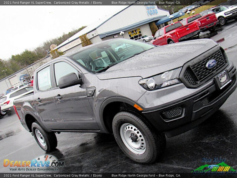 2021 Ford Ranger XL SuperCrew Carbonized Gray Metallic / Ebony Photo #26