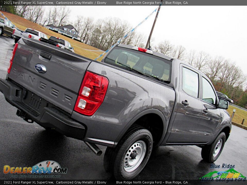 2021 Ford Ranger XL SuperCrew Carbonized Gray Metallic / Ebony Photo #27